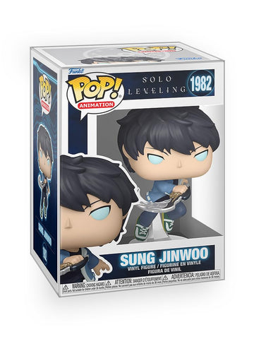 Epic Collectibles Pop Anime: Solo Leveling - Sung Jinwoo Vinyl Figure Bundled with Box Protector Compatible for Funko