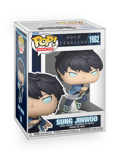 Epic Collectibles Pop Anime: Solo Leveling - Sung Jinwoo Vinyl Figure Bundled with Box Protector Compatible for Funko