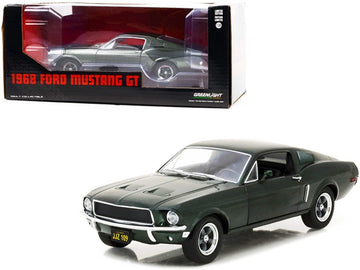 12 PACK 1968 Ford Mustang GT Fastback - Highland Green Diecast 1:24 Scale Model - Greenlight 84038