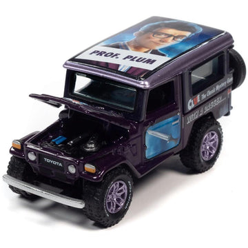 MINI 1/64 Johnny Lightning 1980 Toyota Land Cruiser CLUE Purple