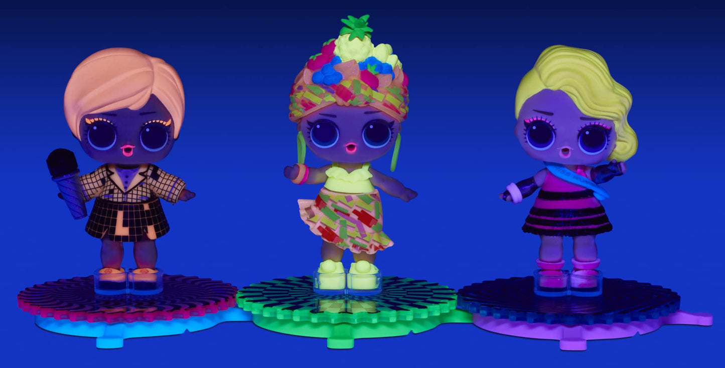 LOL Surprise Dance Dance Dance Dolls with 8 Surprises Including Doll Dance Floor That Spins, Dance Move Card and Accessories - for Girls Age 4-7