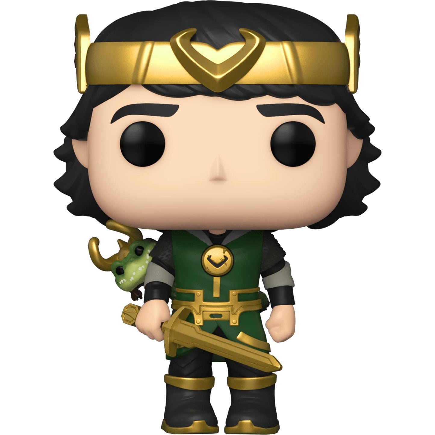 Funko Kid L o k i : P o p ! Vinyl Figurine Bundle with 1 Compatible 'ToysDiva' Graphic Protector (900-55746 - B)