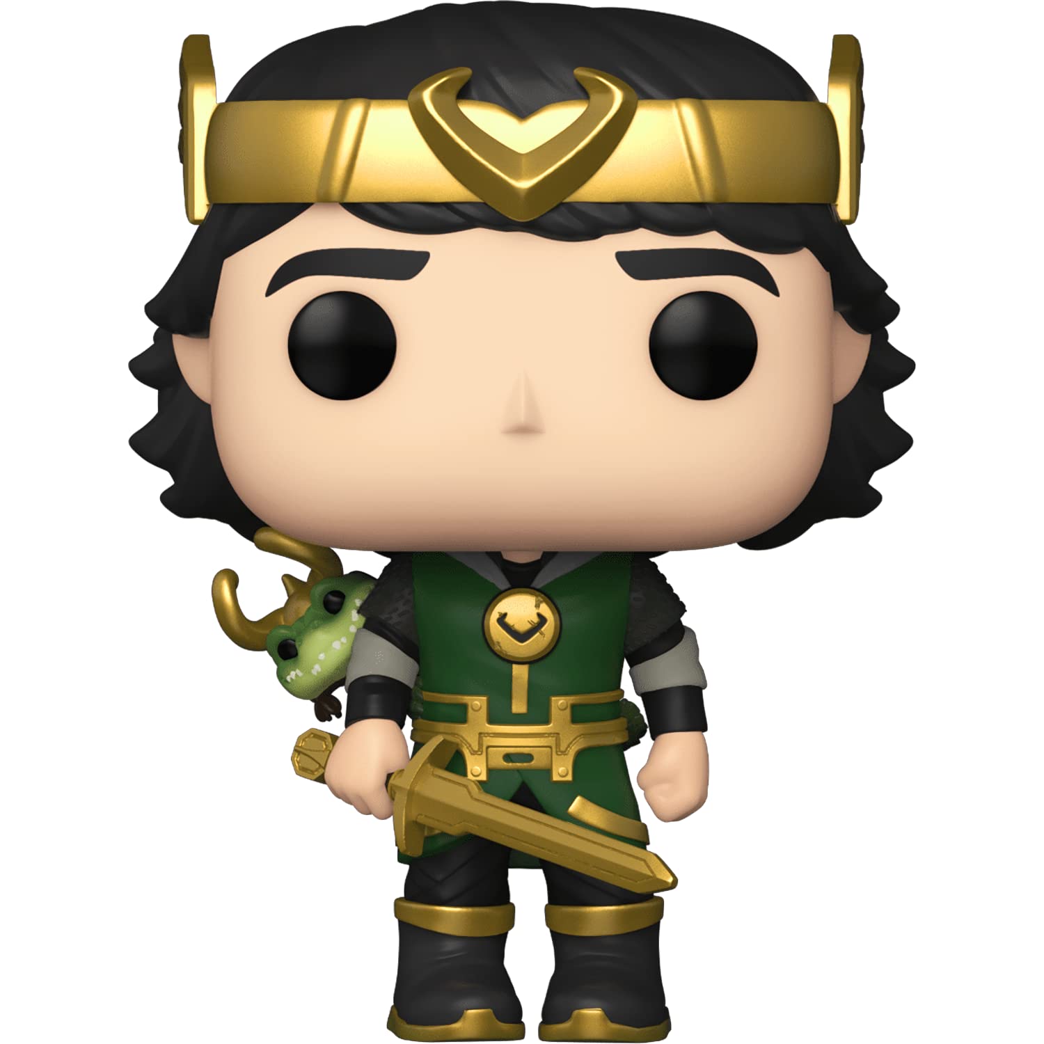 Funko Kid L o k i : P o p ! Vinyl Figurine Bundle with 1 Compatible 'ToysDiva' Graphic Protector (900-55746 - B)