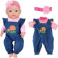 ebuddy 4 Sets Baby Doll Clothes - Fashion Outfits Fit for 14-16 inch, 17 inch new Born Baby,15 inch 18 inch Dolls