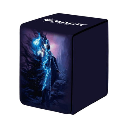 Ultra Pro - Outlaws of Thunder Junction Alcove Flip Deck Box Ft. Jace for Magic: The Gathering, Collectible Compact Deck Storage Solution Protection