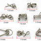 Set of 24 Metal Puzzles Brain Teasers for Adults Bent Nail Puzzle Chinese Brain Toys for Dementia Patients by Kvvdi