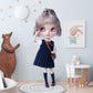 XiDonDon BJD Doll Clothes Shirt Vest Skirt for Blyth Ymy Licca Azones Ob24 Ob27 Doll Accessories Toys (Set3)(Only Clothes)
