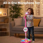 The All-in-One Microphone Toy, 2026 New Karaoke Machine Toy with Light, Kids Microphone with Stand, Echo Effects, for Singing, Confidence-Building
