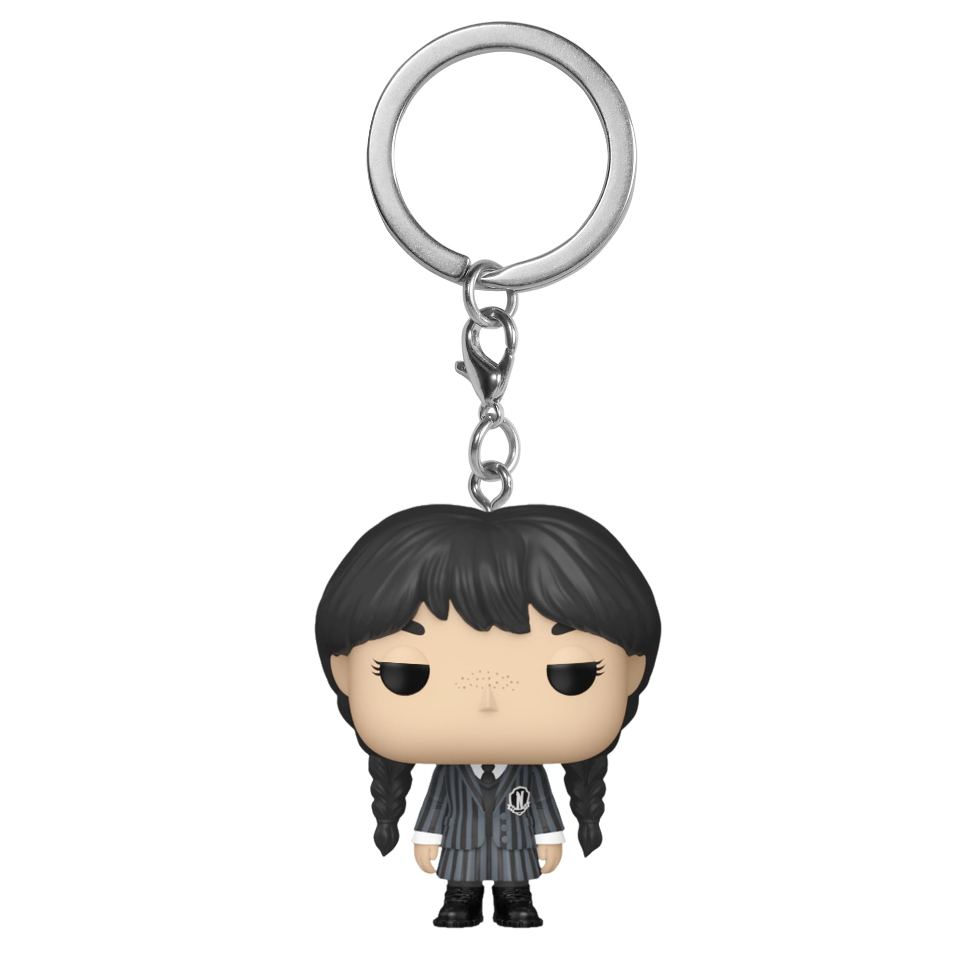 Funko Pop! Keychain: Wednesday Addams - Wednesday Addams - Collectable Vinyl Mini Figure - Novelty Keyring - Christmas Gift - Gift Idea - Official