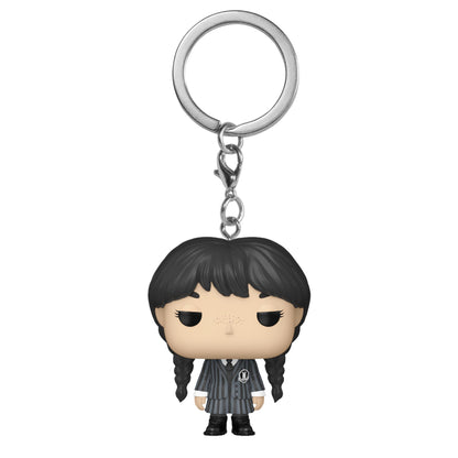 Funko Pop! Keychain: Wednesday Addams - Wednesday Addams - Collectable Vinyl Mini Figure - Novelty Keyring - Christmas Gift - Gift Idea - Official