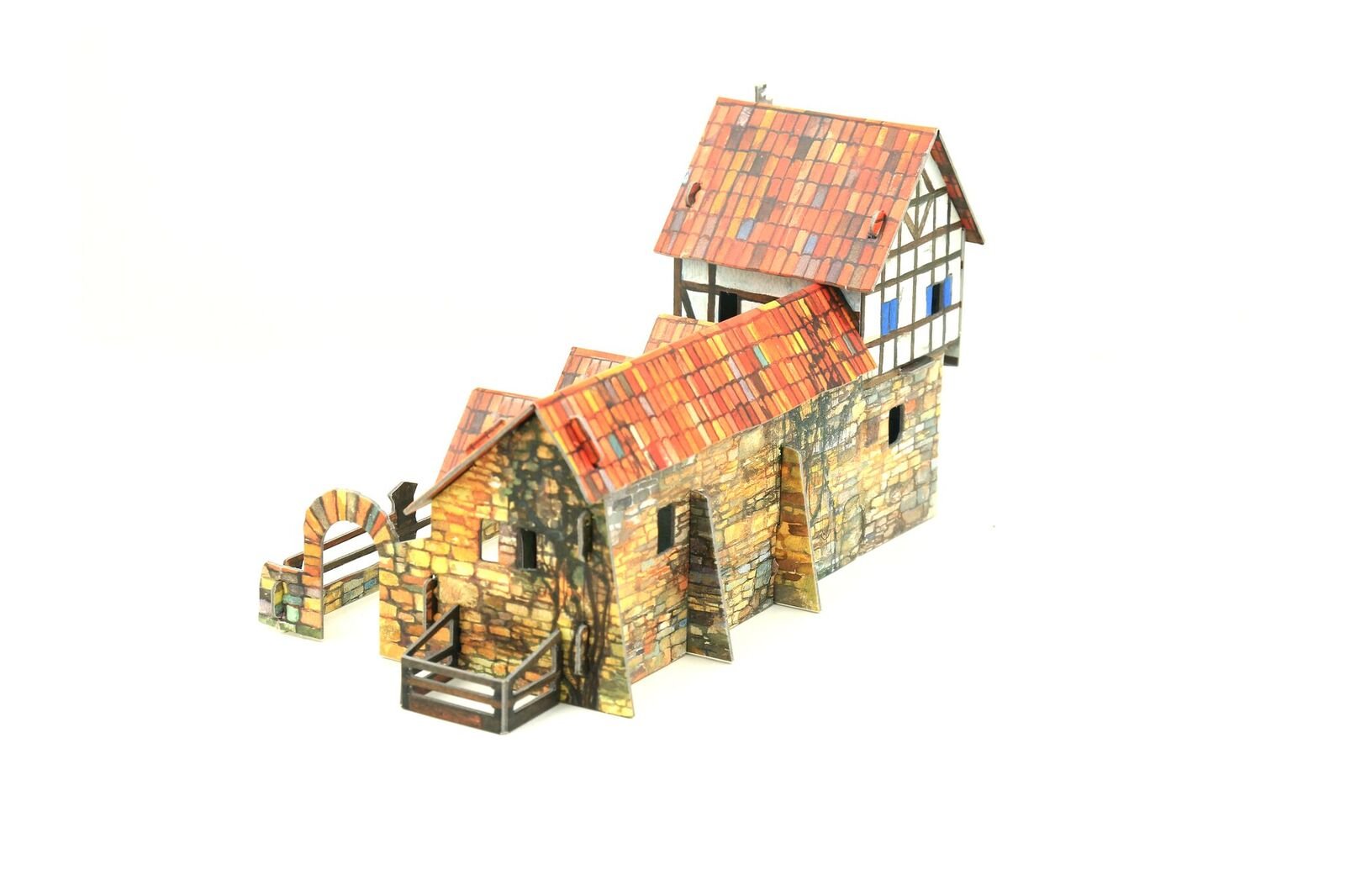 Clever Paper Stable with Figures