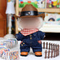Clothes for 15/17cm Dolls - LABUBU Clothes Cowboy Set for 6.7 inch Doll , Premium Stylish Outfit with Accessories for Play & Display(No Doll