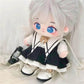 niannyyhouse 20cm Plush Doll Clothes Black Dress Scarf Underpants 8in Doll Accessories
