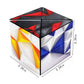 Magic Cube 2 in 1 Set Puzzle Brain Teasers Toy Geometric Brain Teaser Puzzles Geometry 3D Logic IQ Games Puzzle Cubes for Kids and Adults (Diamond)