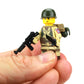 Battle Brick 1.6 Inches Tall Collectible US Army WW2 82nd Airborne Paratrooper Minifigure | Genuine Military Minifig | Packaged in the USA | Great