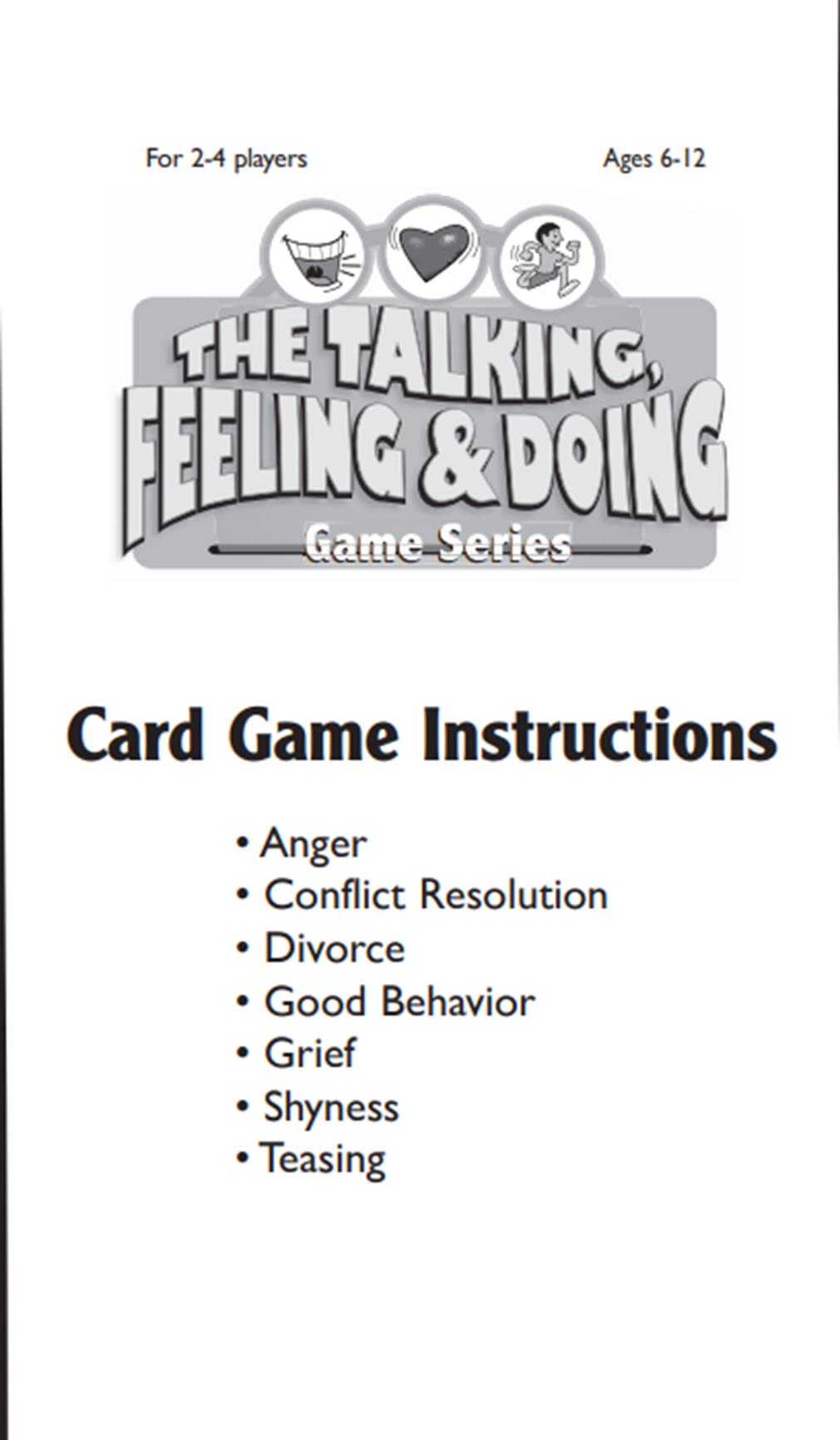The Talking, Feeling, & Doing Grief Card Game
