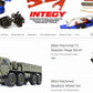 Green Snowmobile & Sandmobile (2) for Arrma 1/10 Granite Voltage 2WD Mega Truck