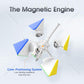 GAN Pyraminx 60 Magnets, Speed Magnetic Pyramid Puzzle Stickerless Triangle Cube GES+(Enhanced)