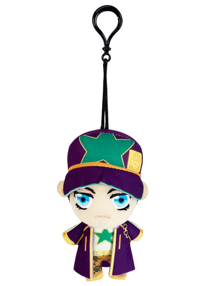 Great Eastern Entertainment JoJo's Bizarre Adventure Stone Ocean: Jotaro Kujo Mini Plush w/Spring Clip 4.5" H