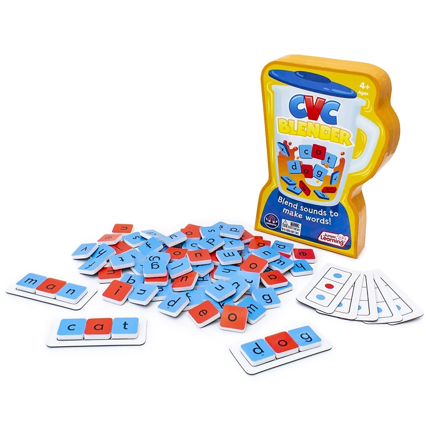 Junior Learning CVC Blender - Blend Sounds to Make Words, Multi