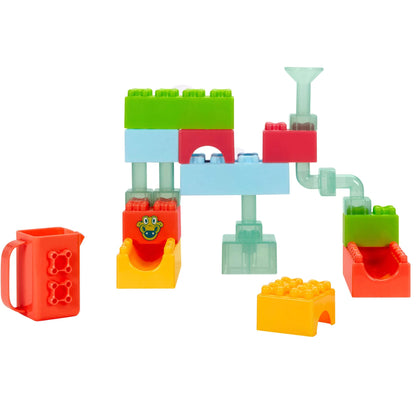 Baby Builders - Splash Blocks First Blocks for Babies and Toddlers, Easy to Connect, Bath Toy, Water Play