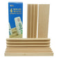 PUREPLAY Wooden Domino Trays Set of 4, Wooden Domino Trays Holders for Domino Tiles,Domino Games,Mexcian Train,Chickenfoot and Other Domino