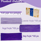 YYUENGTAK 300pcs Purple Pipe Cleaners Bulk(3 Different Tone Purple) - Fluffy Craft Pipe Cleaners for Arts & Crafts, Ideal for Making Flowers, Animals