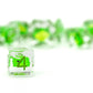 FanRoll Dragon StormTM Inclusion Resin Dice Set: Green Dragon