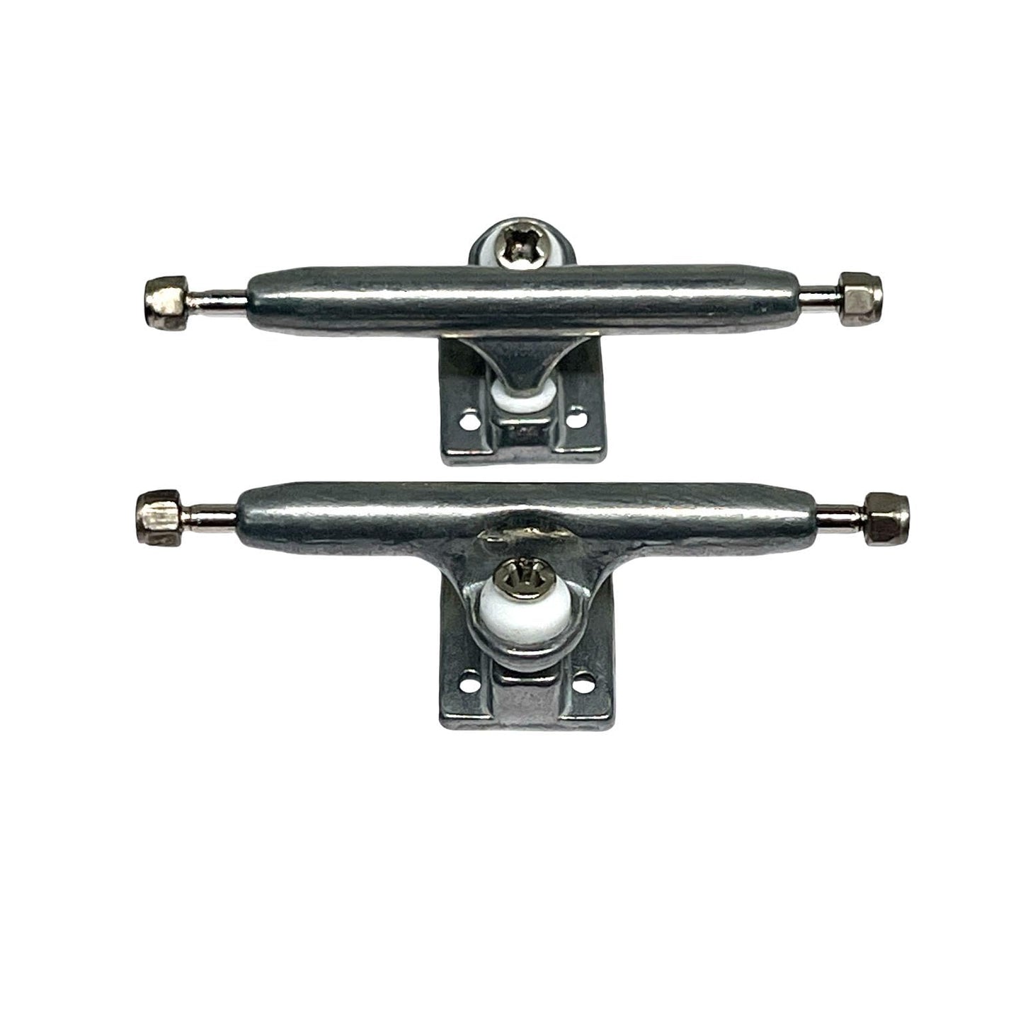 LEEFAI Pro Fingerboard Trucks 29/32/34/36mm G4 -Raw Metal Color-Inverted Kingpin with Hardware (29mm)