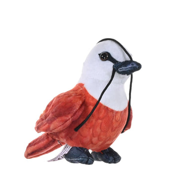 Wild Republic Rainforest Birds Three Wattled Bellbird Stuffed Animal - 4.5"