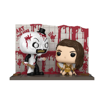 Funko Pop! Moments: Terrifier 2 - Art vs Sienna - Amazon Exclusive - Collectable Vinyl Figure - Gift Idea - Official Merchandise - Horror Fans - Model