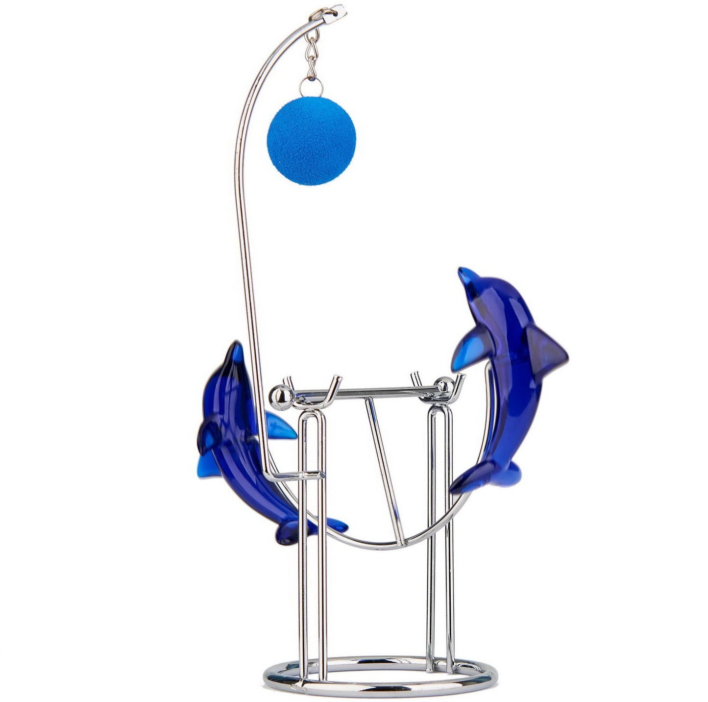 Sunnytech Dolphins Kinetic Art Balancing Decompression Decompressive Science Psychology Home Office Decor Desk Decor (WJ121 HL04 Dolphins Toy)