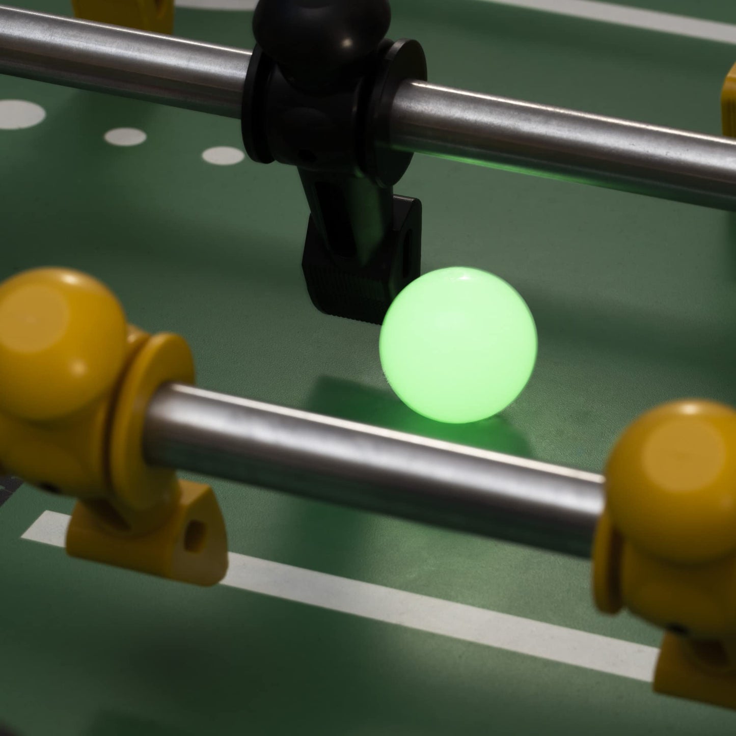 MBGBrybelly Brybelly Foosball Balls - Glow in The Dark Black Light Reactive - for Standard Foosballs Tables & Classic Tabletop Soccer Game Balls - 6