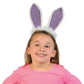 Fun Express - Sequin Bunny Ears Headband for Easter - Apparel Accessories - Hats - Head Boppers - Easter - 12 Pieces