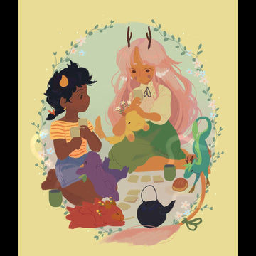 Renegade Game Studios The Tea Dragon Society Card Game 2-4 Players, Ages 10 up Deck Building