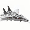 Military F-15 Eagle Fighter Jet Compatible with Lego, 270 Pieces Toy Plane for Kids 10+ and Adults, Army Airplane Toys for Military Fans