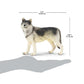 Safari Ltd. Gray Wolf Toy Figurine - Detailed 4.8" Plastic Model Figure - Fun Educational Play Toy for Boys, Girls & Kids Ages 3+