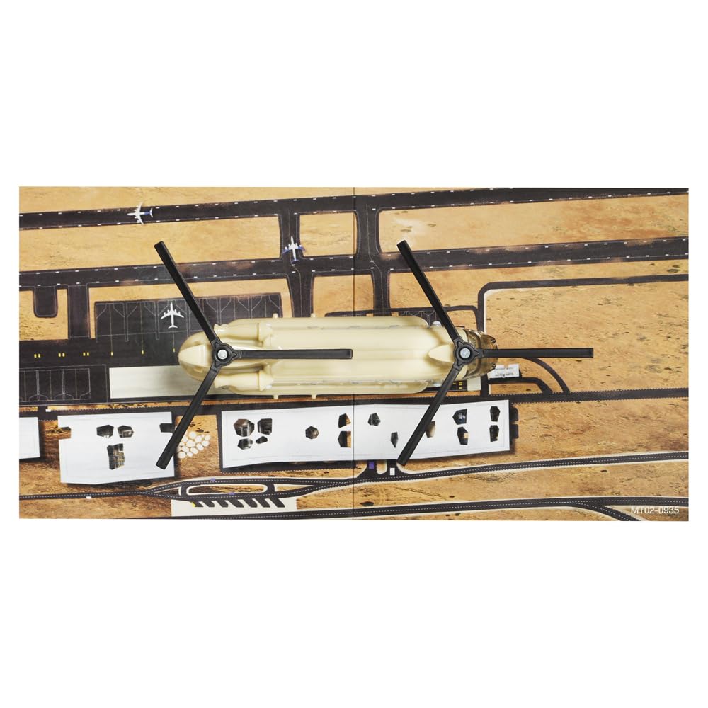 Matchbox Collectible Die-Cast Metal Sky Busters Inspired by Boeing CH-47 Chinook Tandem Rotor Helicopter - HVM43 ~ Heavy Lift Twin Engine Green