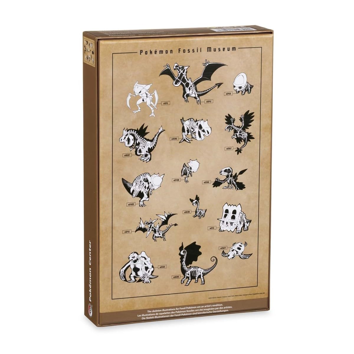 Pokémon Center: Pokémon Fossil Museum: Skeletons Puzzle (100 Pieces)