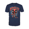 Funko Pop! & Tee: Marvel - Deadpool Holiday - M