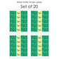 Big Dot of Happiness Double the Fun - Twins Two Peas in a Pod - Baby Shower or First Birthday Party Water Bottle Sticker Labels - Set of 20