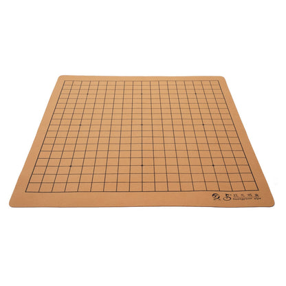 SongYun Go Game Board Reversible 19 x 19/13x13 Roll-up and Foldable Faux Leather Board Portable Travel Board- Classic Strategy Board Game