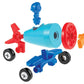 Learning Resources 1-2-3 Build it! Car, Boat, Plane, 15 Pieces