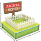 Fun Express Animal Adoption Centerpiece Party Decor, Perfect for Celebrations, Events & Fundraisers, Eye-Catching Design for Animal Lovers - 1 Piece