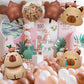 YYLCNLYY 7PCS 24" Capybara Foil Balloons Baby Shower,Birthday Party Decor
