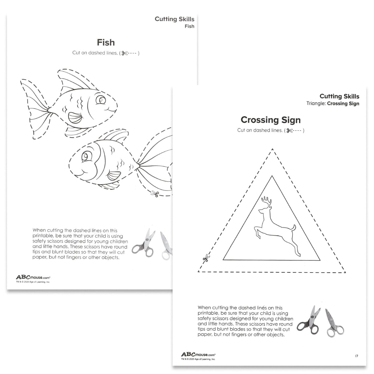 Bulk ABC Mouse Workbook Set - 6 Activity Book Bundle Letters Phonics, Sight Words, Shapes, Ages 3 4 5 6 Pre-K Kindergarten Educational Learning