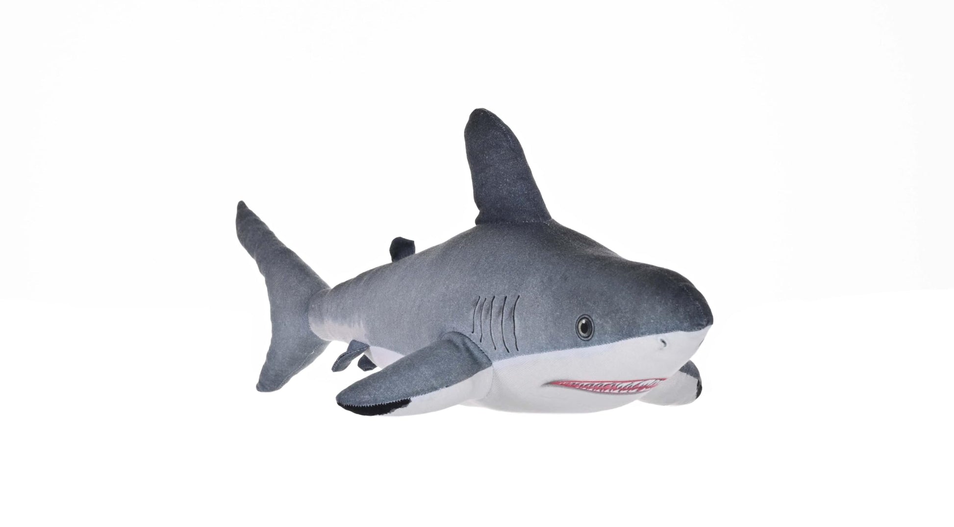 Wild Republic Naturekins Great White Shark Stuffed Animal - 12"