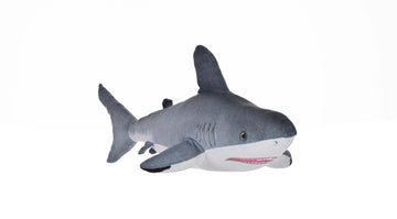 Wild Republic Naturekins Great White Shark Stuffed Animal - 12"
