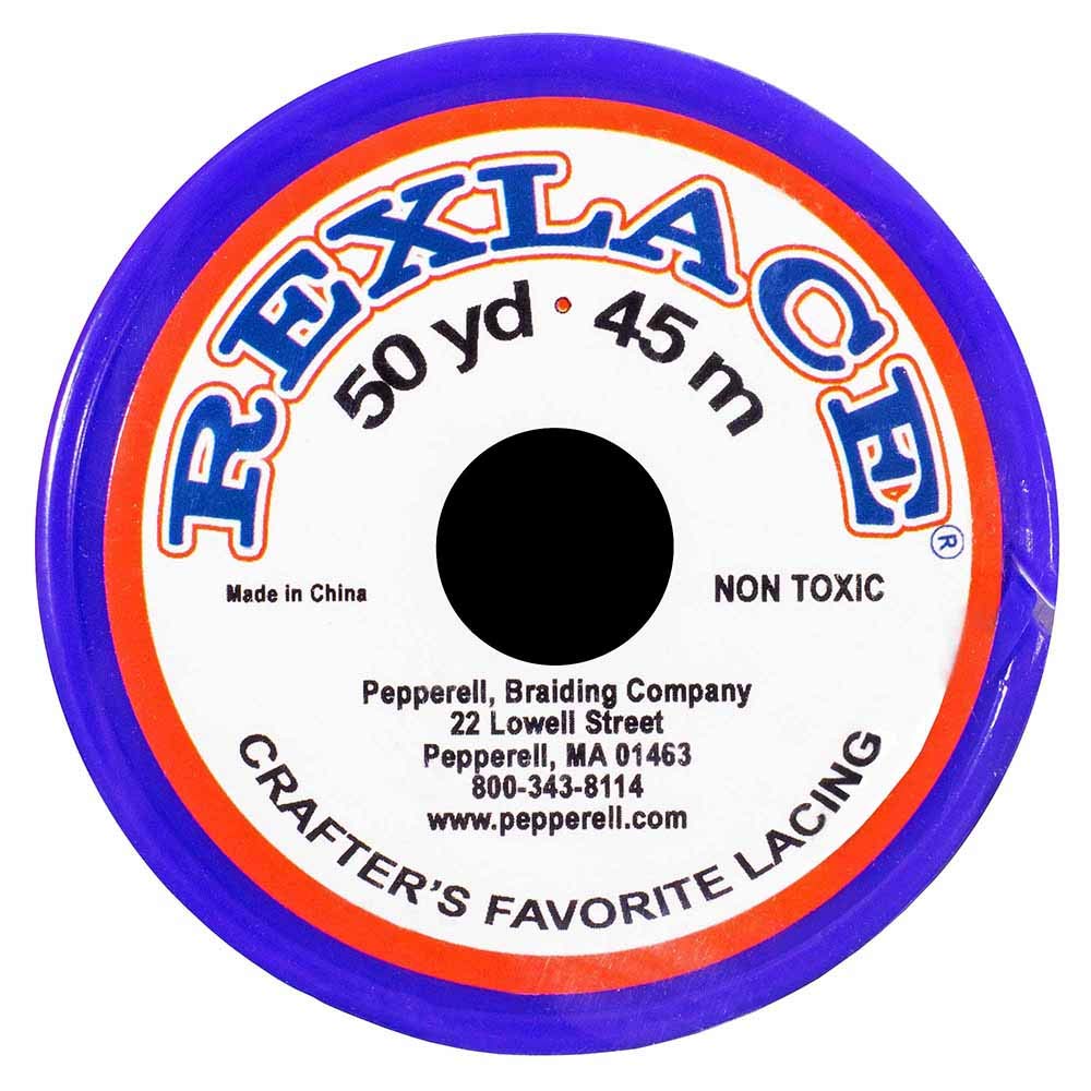 Craft County Primary, Rexlace 6 Pack - 50 Yard - 45 Meter Spools - Non-Toxic Plastic Lacing