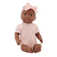 LullaBaby - 14-Inch Realistic Baby Doll - Floral Swaddle & Pink Bow Headband - Hazel Eyes & Warm Skintone - Pretend Play 2+ Years- Baby Doll & Floral